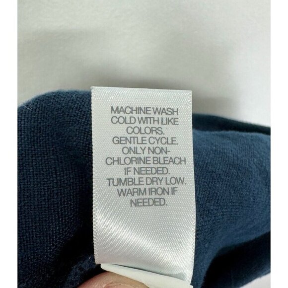 J. Jill Love Linen Crop Pants Women's Large Blue Pull On High Rise Lightweight - Picture 5 of 10